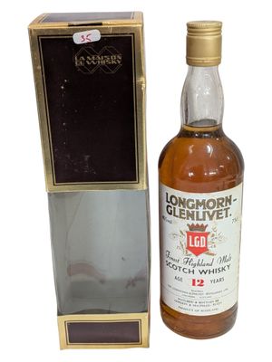 a bottle of longmorn ' s glenlivet 12 year old