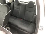 a black seat in the back of a car