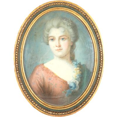 Charles G. DILLON (act.1810-1844), "Portrait d'une dame de q…