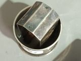a metal object that is sitting on a table