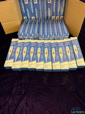 Expédition obligatoire - LOT DE 100 THERMOMÈTRES FLEXIBLES R…
