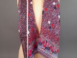 a close up of a scarf on a mannequin mannequin