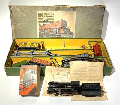 JEP. Coffret ferroviaire « Train n°6 » comprenant une locomo…