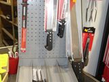 a display of tools on a shelf in a store