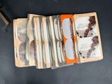 a lot of cards that are sitting on a table