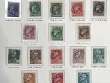 an image of a picture of a collection of stamps on display