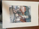 a picture of a picture of a painting on a table