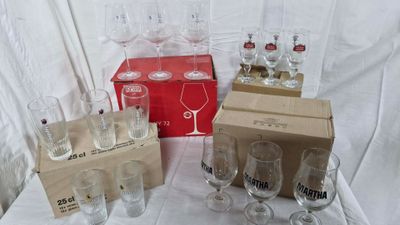 Lot de verres (en boîte)