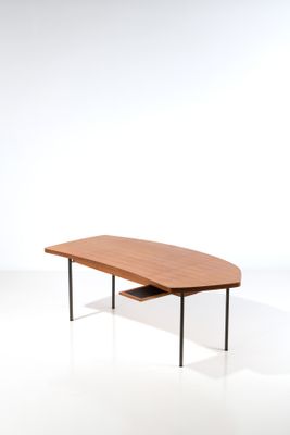 an image of a coffee table with a book shelf underneath it