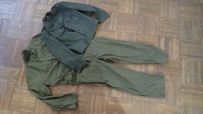 an image of a military uniform laying on the floor