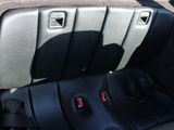 a seat in the back of a car that is empty