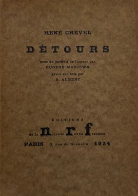 the front cover of a book with a black and white image of the title