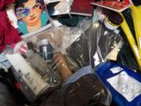 a pile of items that are sitting on the floor