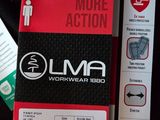 a label on the back of a jacket that says live more action