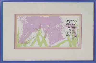 Mary Corita KENT (1918-1986) "Lovers alone wear the sunshine…