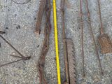 a lot of tools that are laying out on the ground
