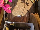 a box with a bunch of items in it on a table