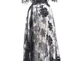 black and white lace dress on a mannequin mannequin mannequin mannequin mannequin mannequin mannequin mannequin mann