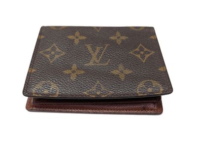 portefeuille Louis Vuitton marron et marron