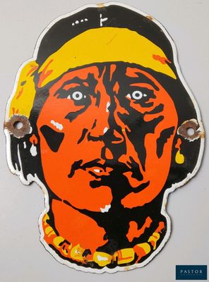 an image of a sticker with a picture of a man ' s face on it