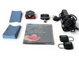 an image of a set of electronic gadgets and accessories
