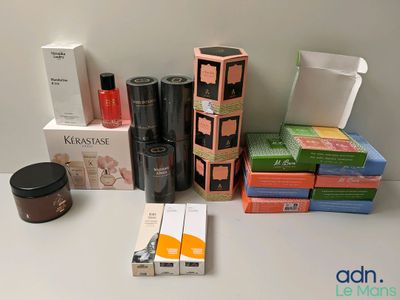 many different types of beauty products on the table