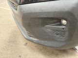 a close up of the front bumper of a car