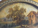 a picture of a painting on the wall of a room