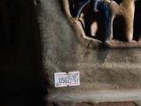 a statue of a horse in the middle of the picture