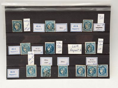 une photo montrant une collection de timbres accrochée au mur