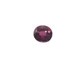 a round faceted pink tourmaline gems on a white background