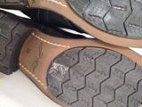 a pair of shoes that are sitting on a table