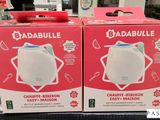 deux boîtes de purificateurs d'air Gababulle exposées dans un magasin