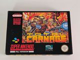 an old nintendo game box with a bunch of action figures on it