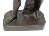 statue of a man holding a baby in his arms