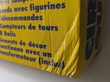 a yellow box that is sitting on a table