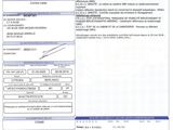 a close up of a document with a barcode on it
