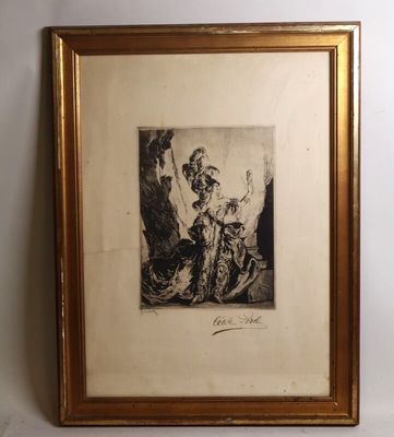 un dessin en noir et blanc représentant une femme tenant un enfant dans ses bras