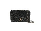 pochette Chanel noire à perles