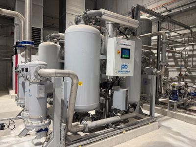 a large machine that is inside of a building