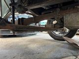 a close up view of a car ' s rear end