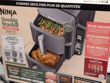 a box that has a chicken in it on display