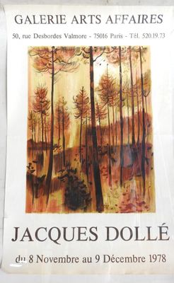 a picture of a poster on the wall of a building