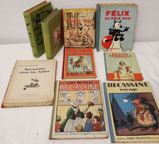 Lot de bandes dessinées dont : petite princesse Shirley Temple, l...