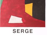 une image d'une affiche de concert représentant une peinture aux couleurs rouge, noir, jaune et rouge