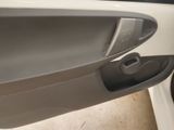 a close up of a door handle on a car