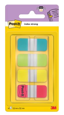 POST-IT - Onglets Index Strong - 40 unités 15,8x38,1mm - Rig…