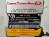 a close up of a sign on the side of a machine