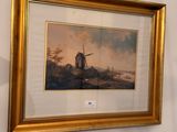 a picture of a painting hanging on the wall
