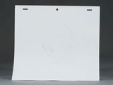 a white piece of paper sitting on top of a table
